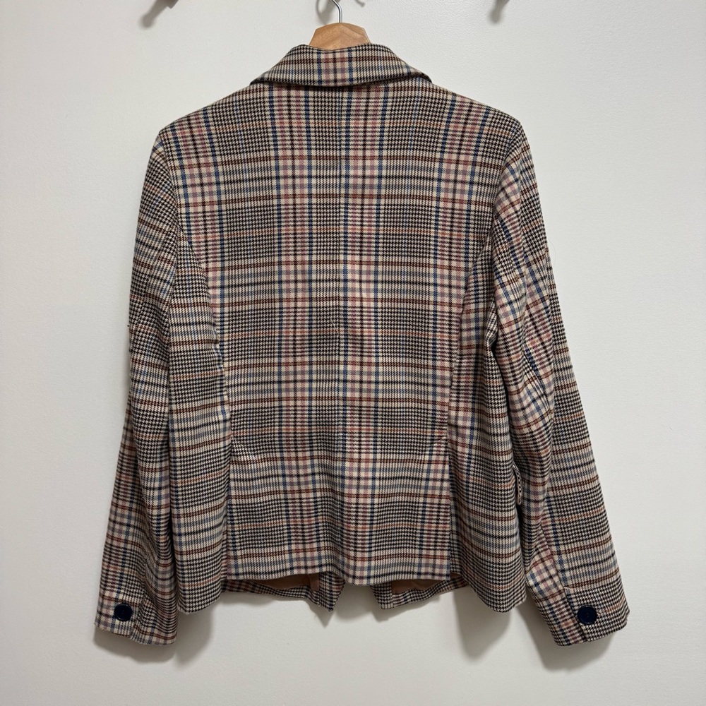 ModCloth Glen Plaid Double Breasted Blazer - Picture 7 of 14